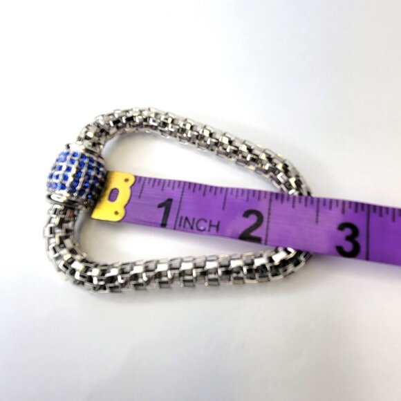 Blue Crystal Magnetic Bracelet - Picture 9 of 10